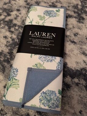 Ralph Lauren Reversible Drying Mats -2X